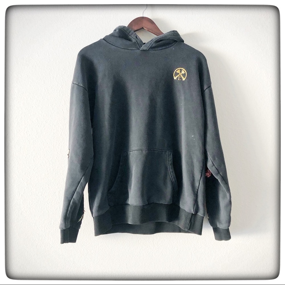 Evil Regime Colorful Hoodie Black